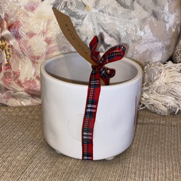❤️🎄❤️NWT Rae Dunn Ceramic Holiday “Wish” Small Planter - Picture 2 of 7